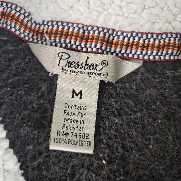 Nebraska Cornhuskers Sweater Womens Medium NCAA Football Sherpa Fleece 1/4 Zip - Picture 4 of 12